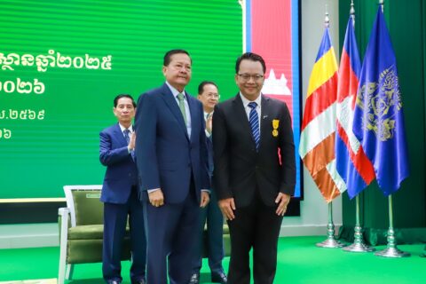 CEO of NatureLife Cambodia was awarded a medal