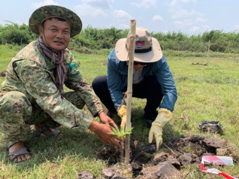 Today we planted the trees to celebrate the International Day of Forests