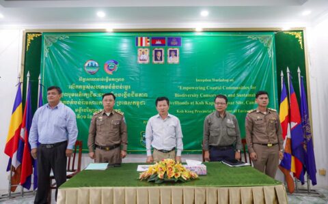 NatureLife Cambodia launched a new project at Koh Kapik Ramar site